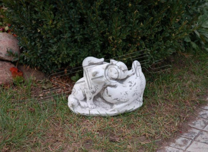 Garden Decoration Cat Patio Stone Figures Decorative Figure Statue